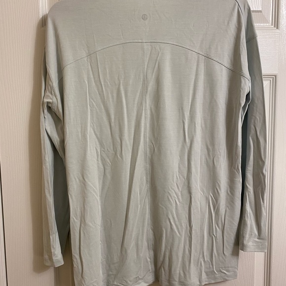 NWT Lululemon Side Cinch Long Sleeve Crew-Ocean Air - Picture 9 of 9